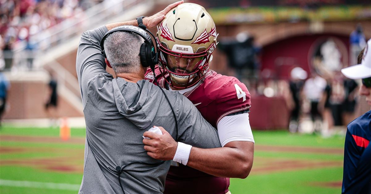 ESPN's Pete Thamel says Mike Norvell told him he would start with DJ Uiagalelei as QB1 against California.