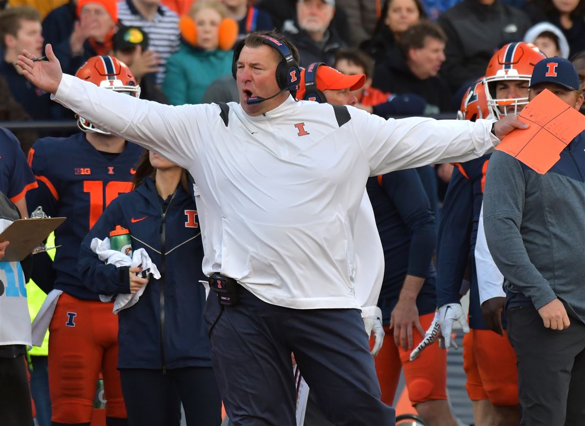 Illinois' Bret Bielema has no intention to 'settle' after eight-win 2022 campaign - Vimarsana News