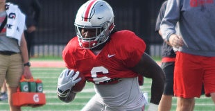Photo Gallery: Buckeyes back on practice field Saturday Photo Gallery: Buckeyes back on practice field Saturday