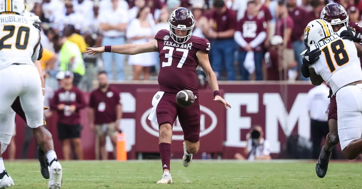 2026 Texas A&M football scouting report: Punter Tyler White needs a ...