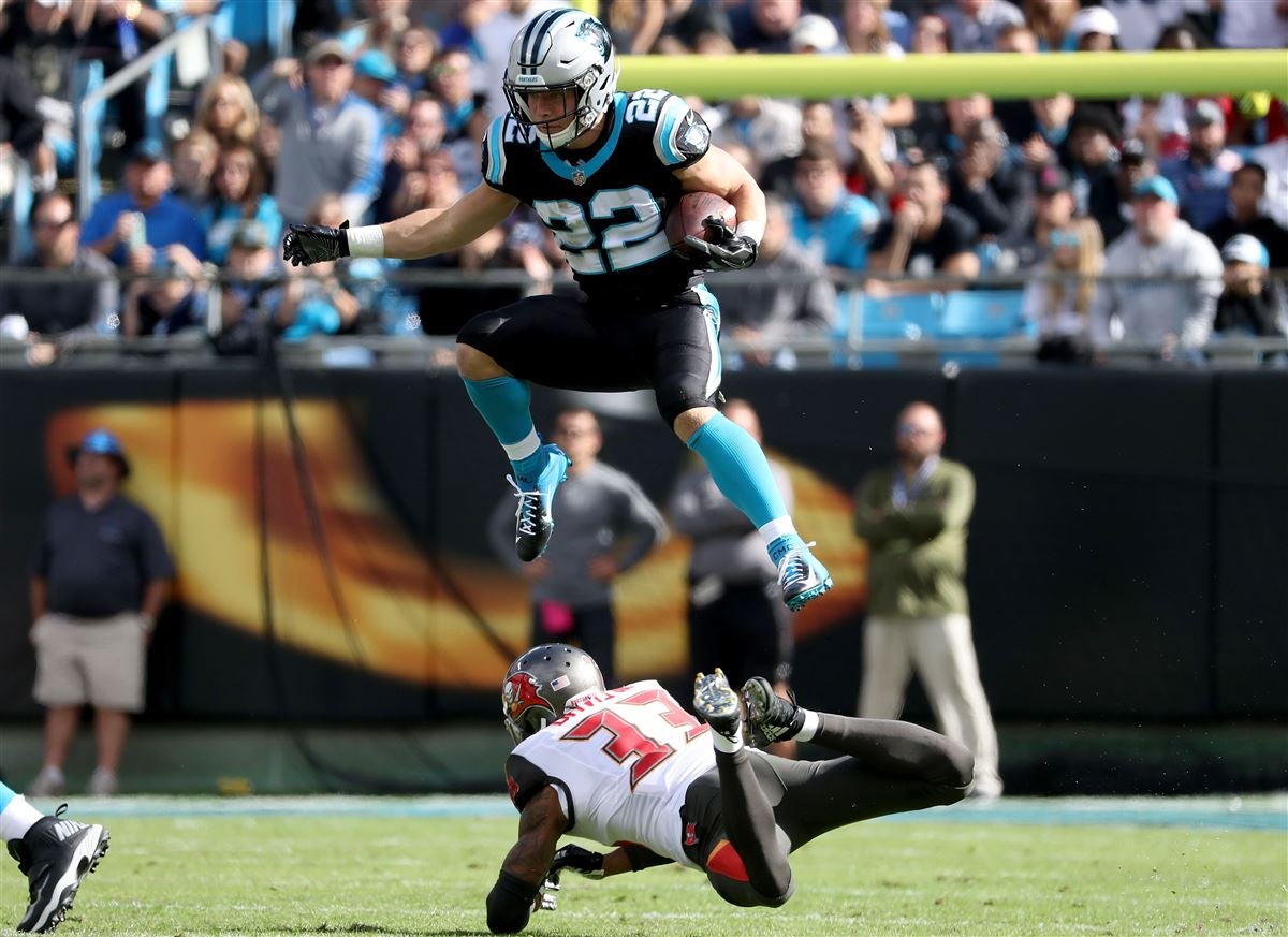 Newton, McCaffrey lead Panthers past Bucs, 42-28