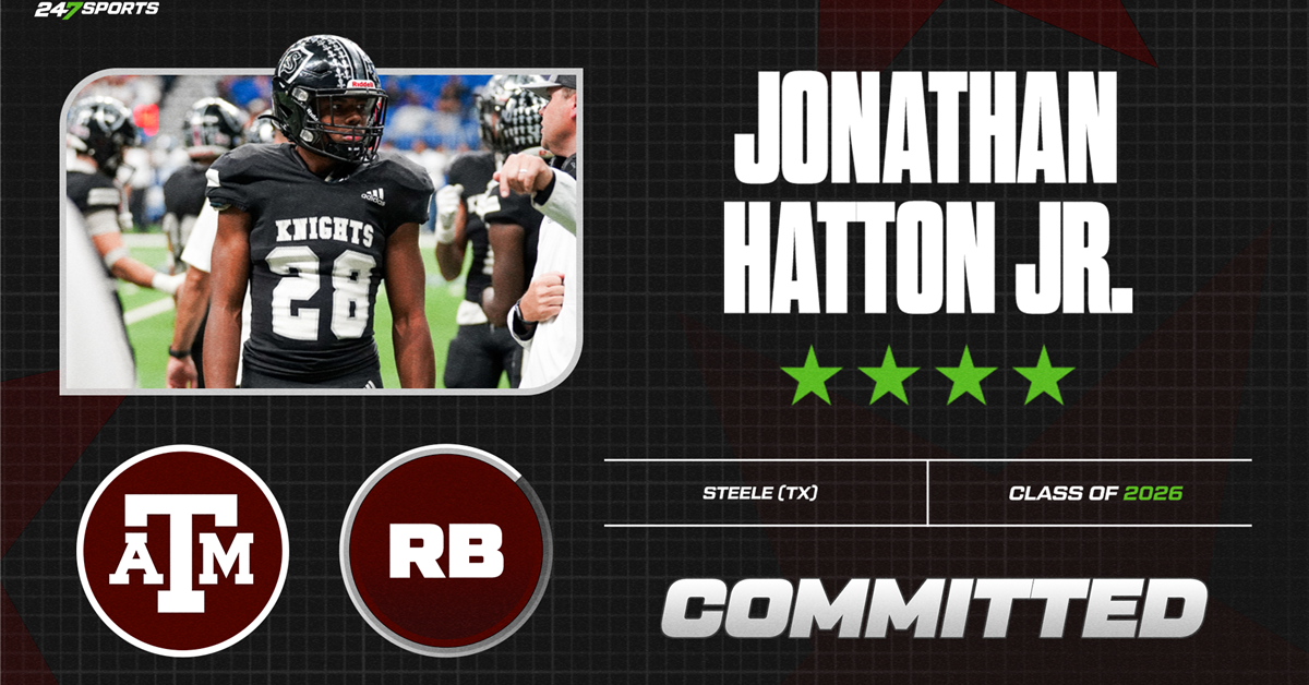 Top247 RB Jonathan Hatton Jr. commits to Texas A&M over Oklahoma