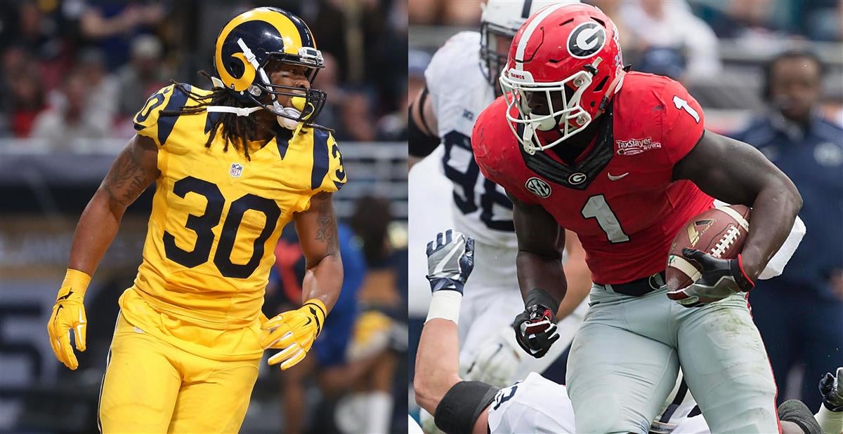 nick chubb sony michel todd gurley