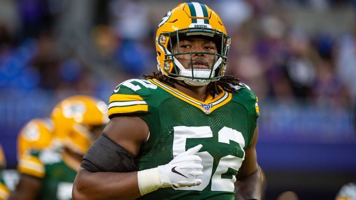 Green Bay Packers linebacker Chauncey Rivers (47) in action during the  first half of an NFL