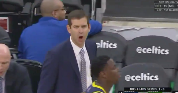 Brad Stevens gets technical for using expletive during Game 2