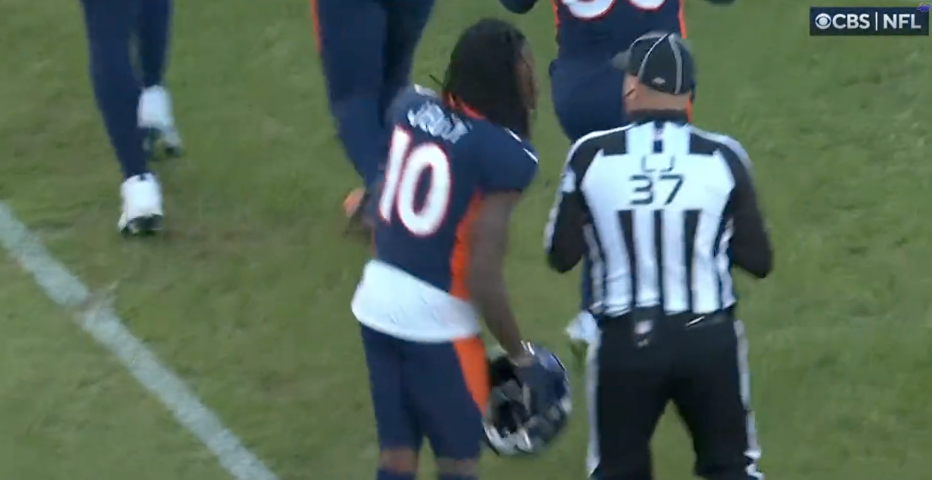 Demaryius Thomas' 34 yard TD, third of the day (GIF)