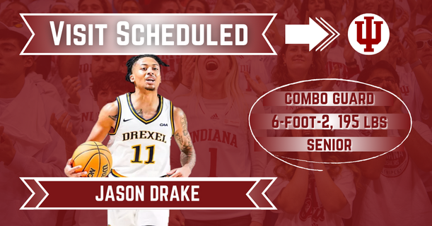 Jason Drake Indiana Transfer portal: Drexel combo guard Jason Drake visiting Indiana today ...