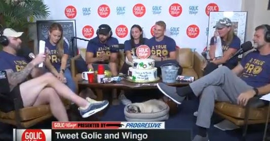 Mike Golic, with family, signs off from ESPN for final time