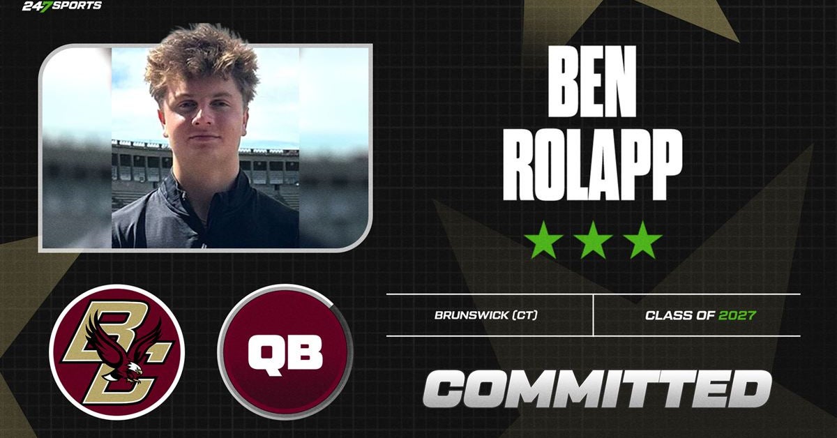Boston College lands commitment from '27 QB Ben Rolapp