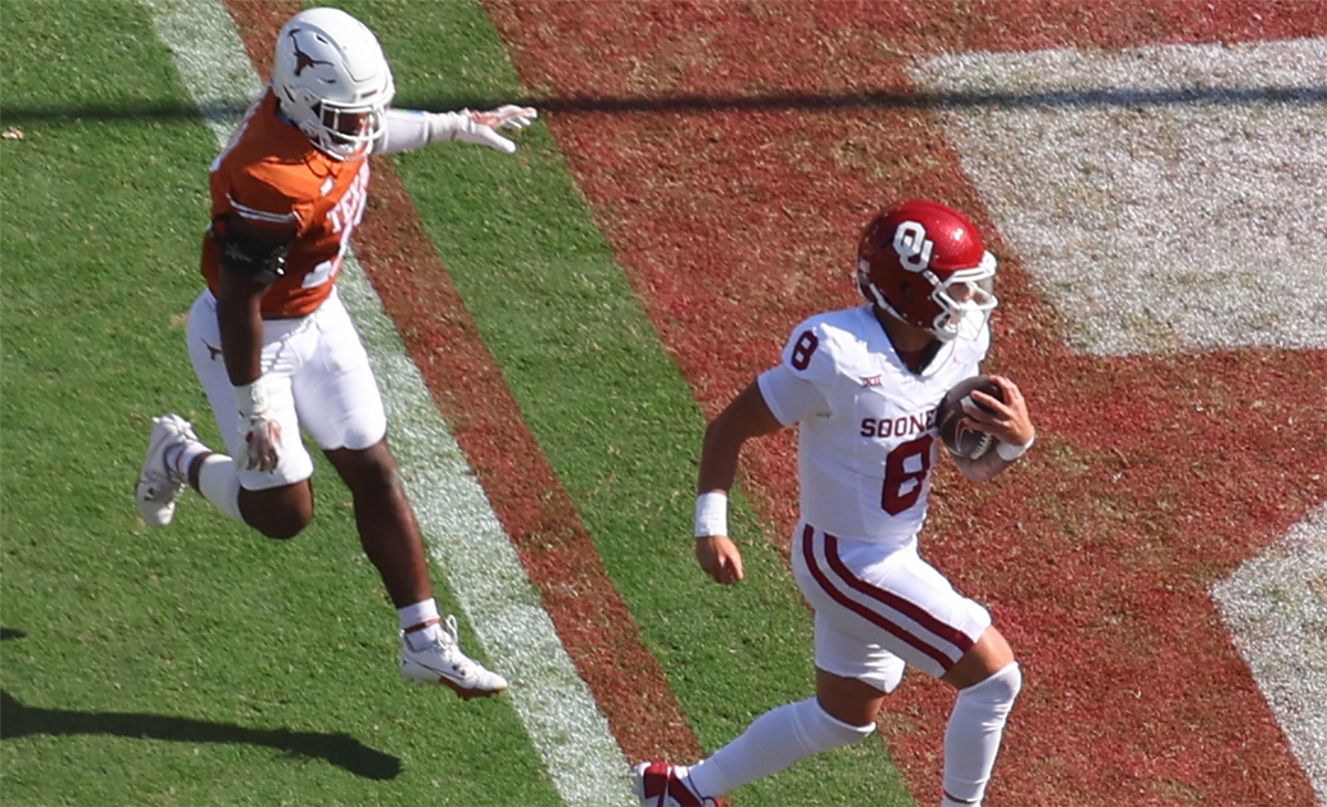 Oklahoma Qb Dillon Gabriel Leads Game Winning Drive Shares Message From Baker Mayfield