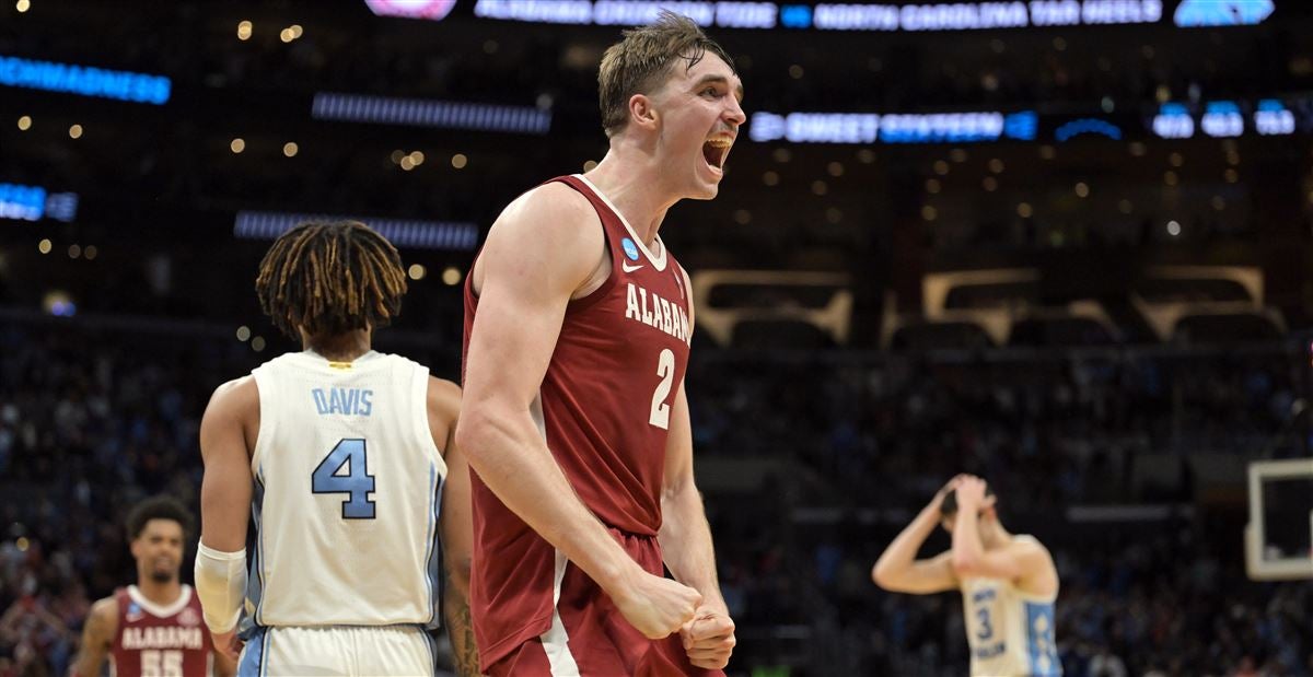 March Madness 2024 Alabama, Grant Nelson upset No. 1 seed UNC in