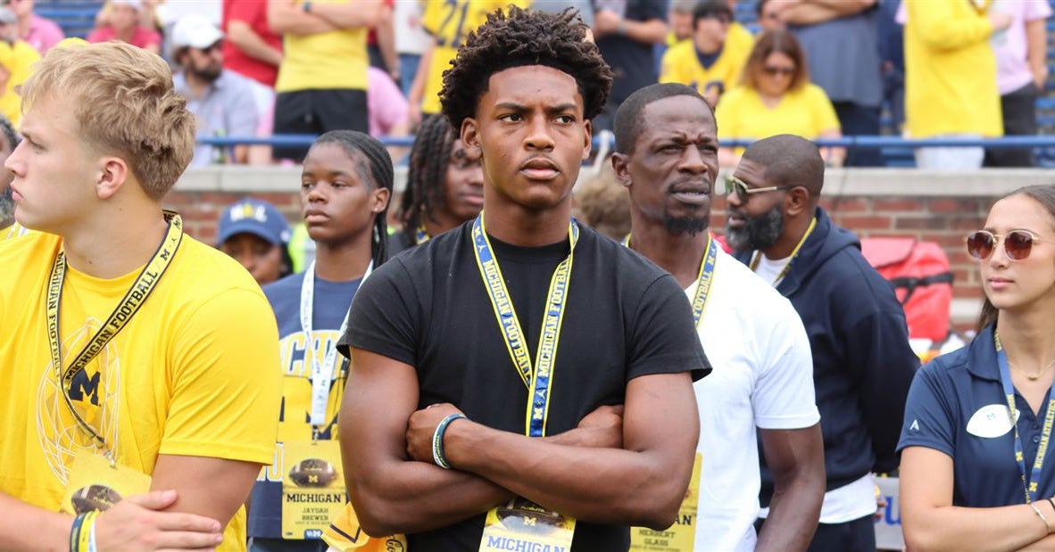 Florida Top247 WR commit Armani Strong reveals where Michigan stands after first trip to Ann Arbor