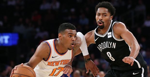 Xavier Rathan-Mayes makes NBA preseason debut with New York