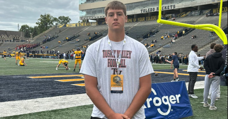 Rising 2026 OT target Ben Congdon checks out Missouri