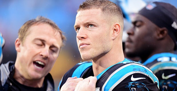 Panthers RB Christian McCaffrey won't change jersey number for 2021