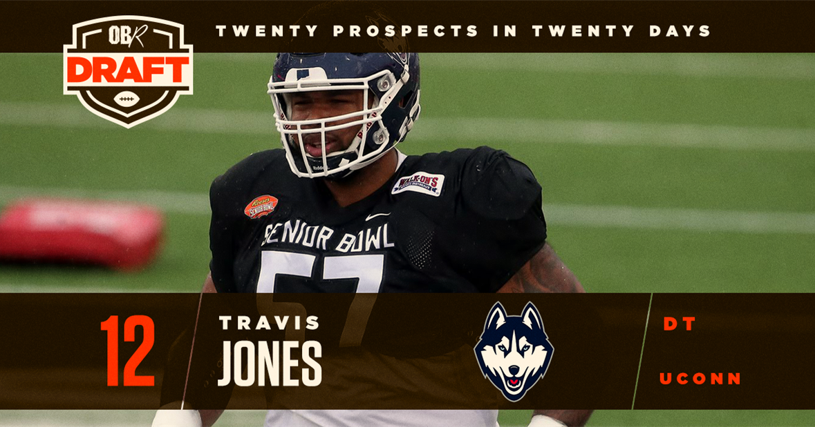 20 Prospects in 20 Days: 12 -- DT Travis Jones, Connecticut