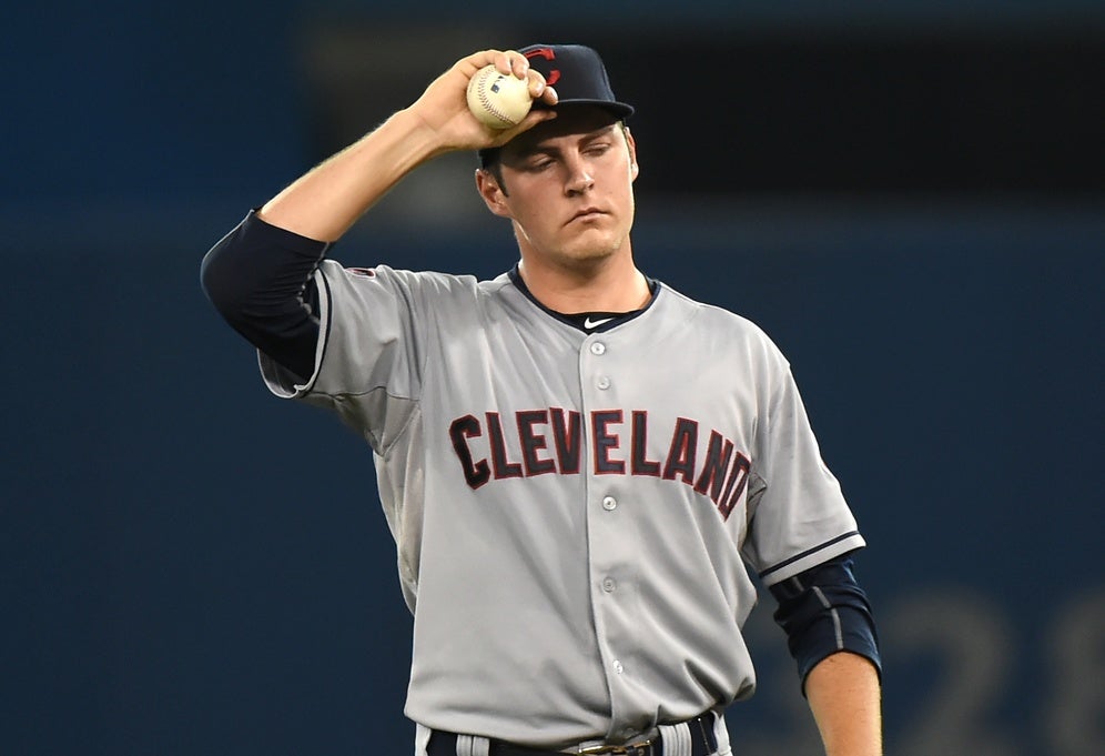 Trevor Bauer Outage Bauer Cleveland Indians Team-Issued Players