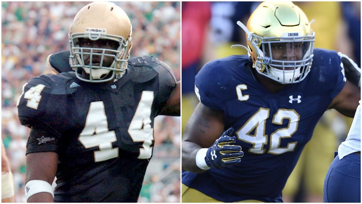 6 Justin Tuck - Best Notre Dame Football Players Of The 2000's