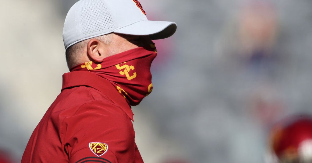 USC's Clay Helton on the Utah game status, possible switch