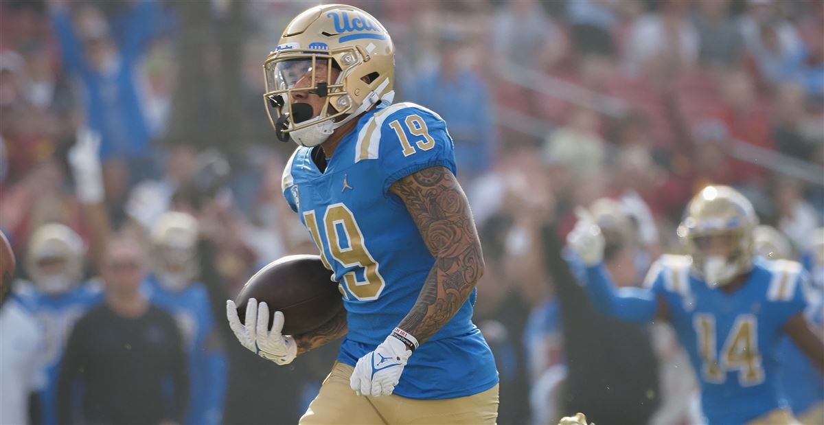 PASADENA, CA - SEPTEMBER 10: UCLA Bruins WR Kazmeir Allen (19) is