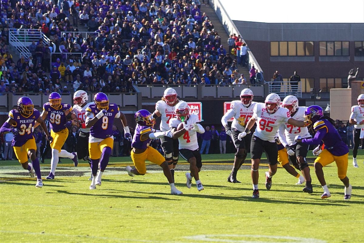 Houston spoils ECU football's senior night, Sports