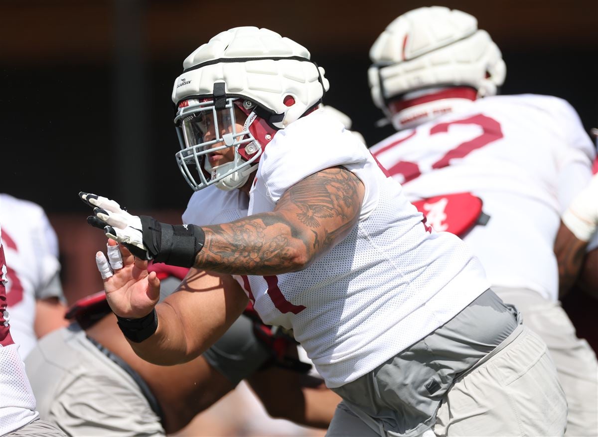 Men's Alabama Crimson Tide #69 Terrence Ferguson II Football