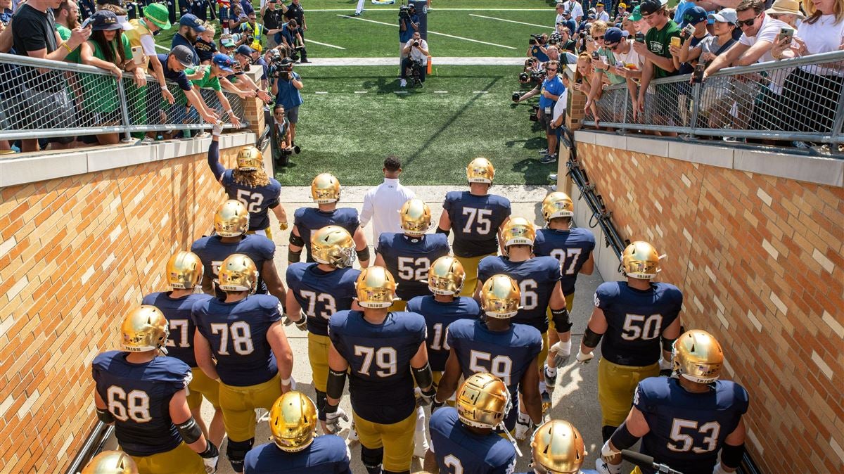 Notre Dame announces 2023 football schedule