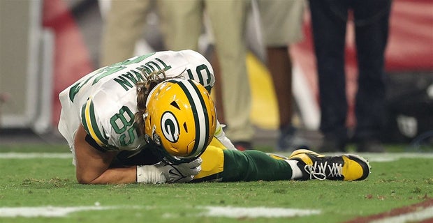 Robert Tonyan Green Bay Packers Unsigned Runs After a Catch Photograph