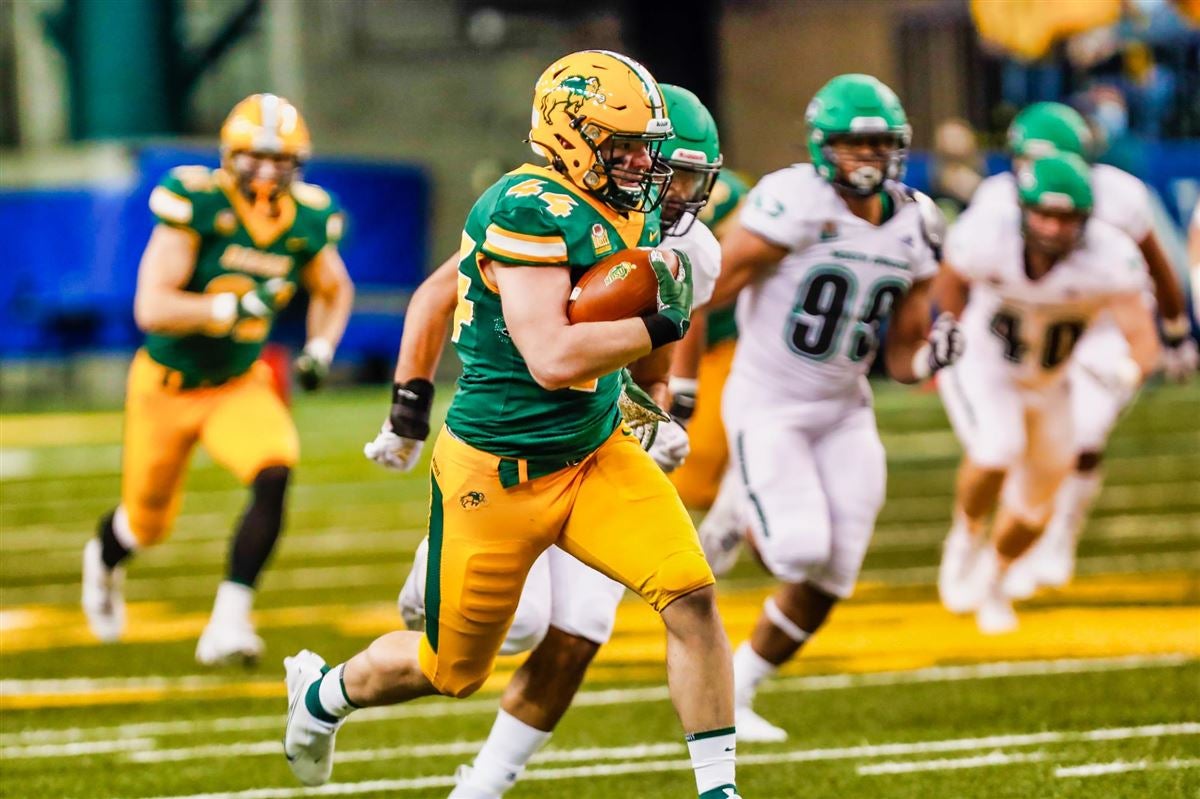 WATCH: Former NDSU Bison fullback Hunter Luepke scores 1st NFL