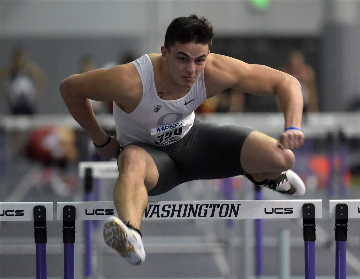 WATCH Devon Allen Sets Pac12 110m Hurdle Record