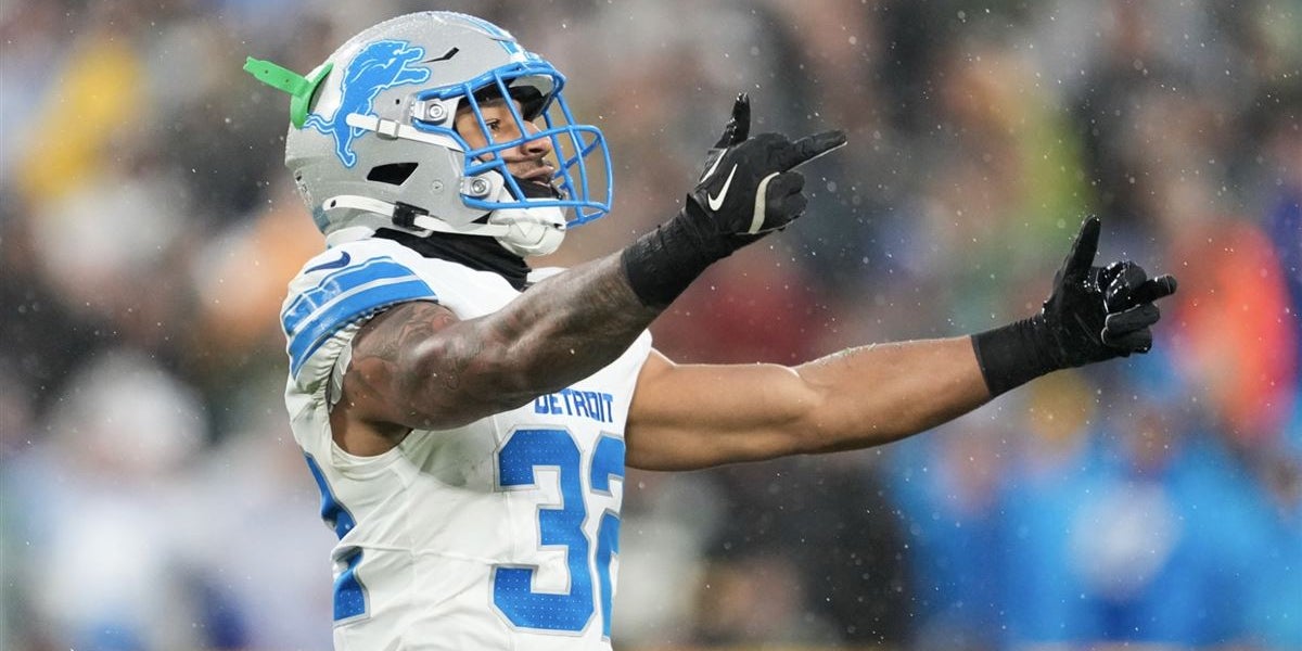 The Detroit Lions' new shirts have Brian Branch flipping the bird after  Week 9 ejection