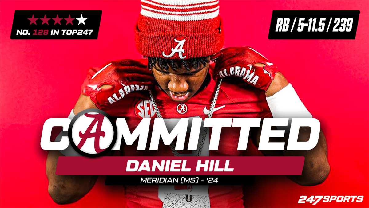 Fourstar running back Daniel Hill commits to and signs with Alabama