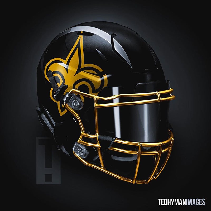 Totally cool two-tone helmets for every NFL team