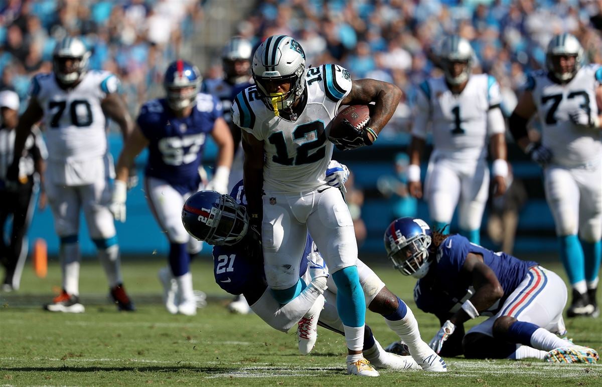 VIDEO: Panthers wide receiver D.J. Moore breaks up argument at