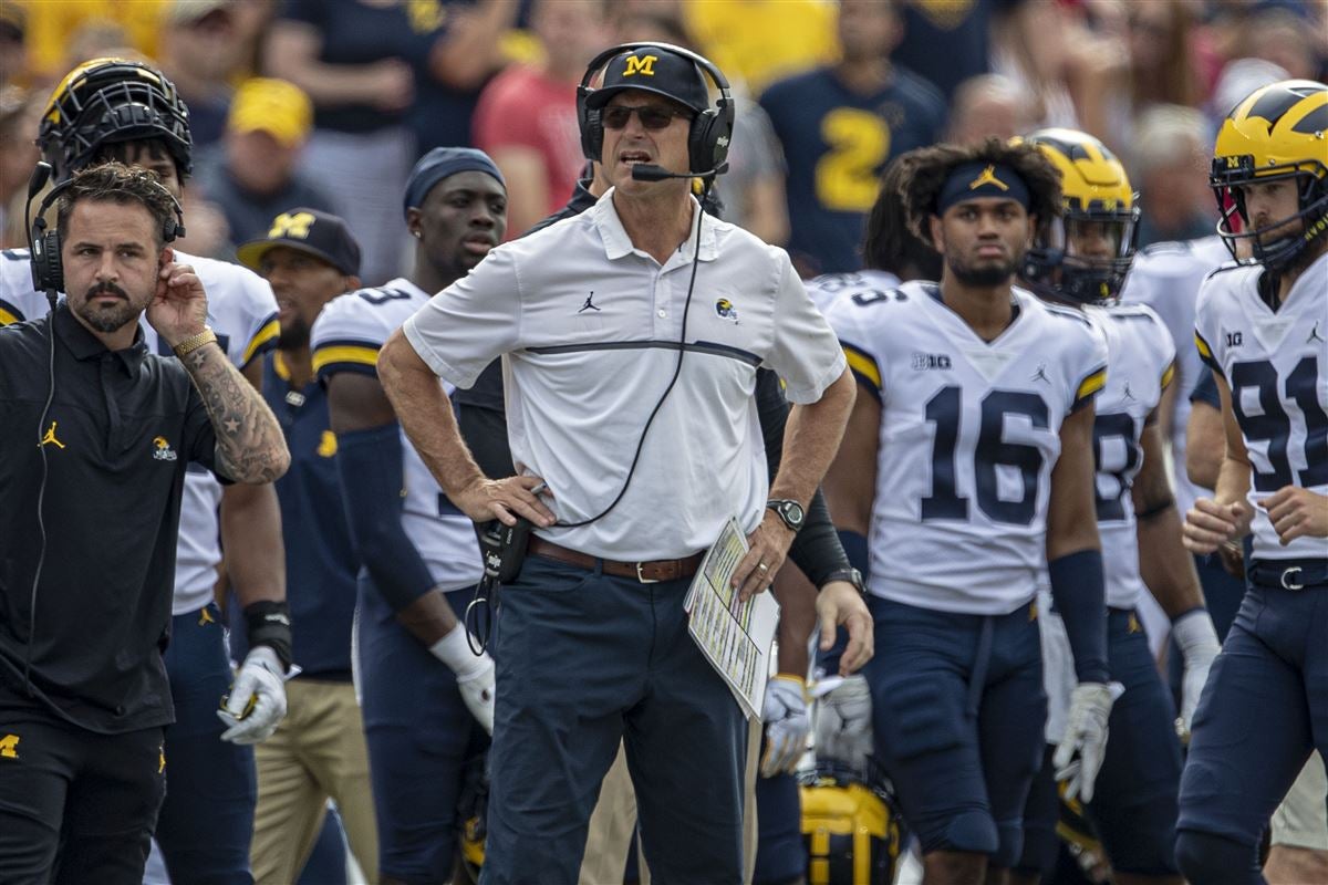 Michigan football: Wolverines coach Jim Harbaugh talks up QB .  McCarthy's use in running game