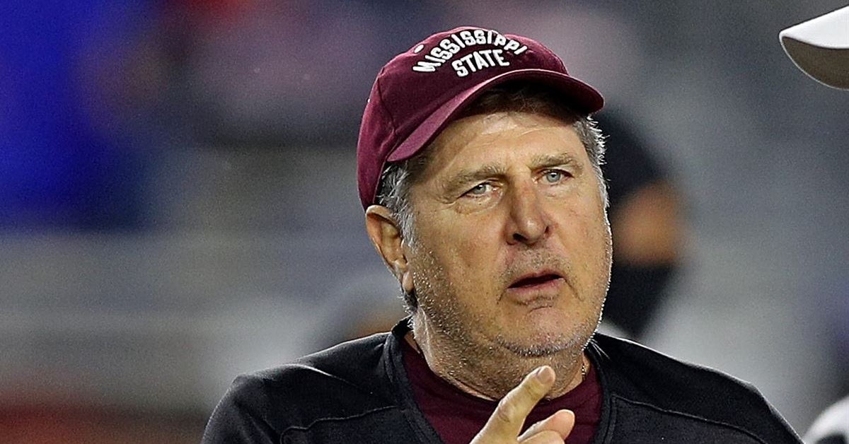 Mike Leach celebrates first Egg Bowl win as Mississippi State coach ...