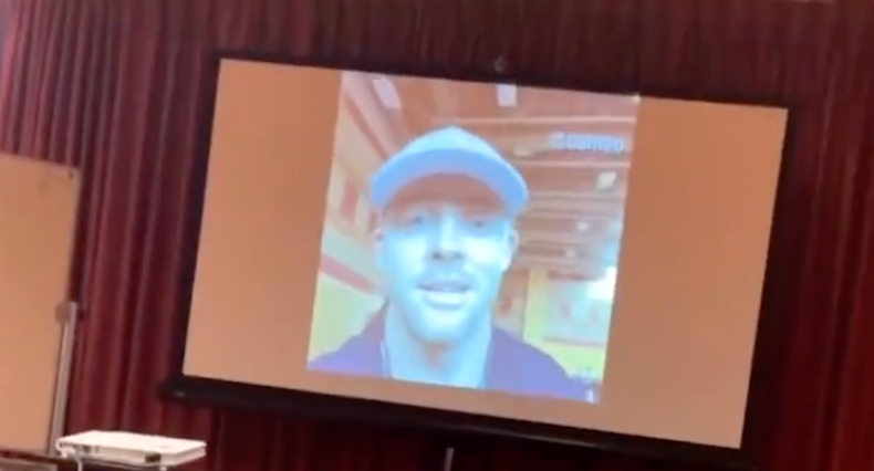 Colt McCoy Unknowingly Pranks Cardinals' Kyler Murray in Happy