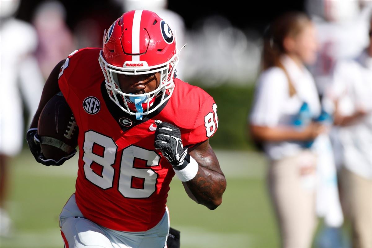 Georgia wide receiver Dillon Bell reflects on growth as a Bulldog