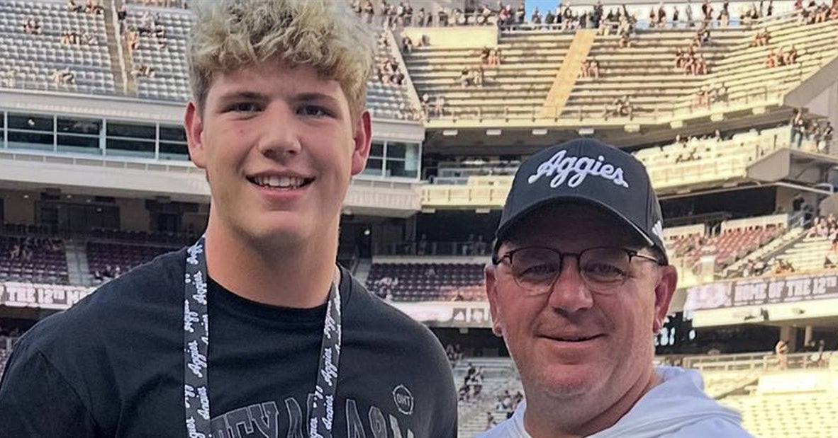 Atmosphere at Kyle Field resonates with 2027 Top247 OT Jake Hildebrand