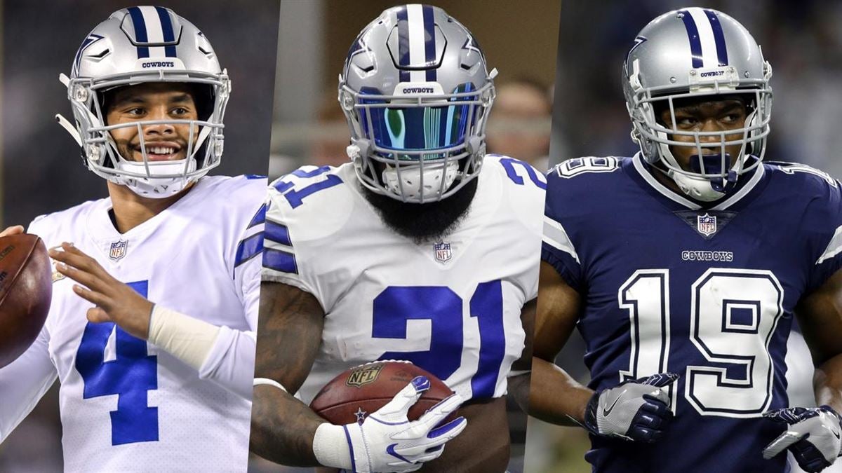 The Dallas Cowboys ezekiel elliott dak prescott amarI cooper