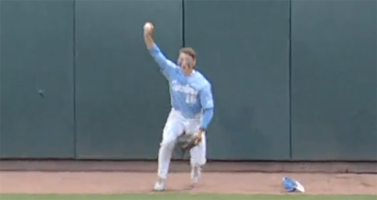 Video: UNC Baseball's Casey Cook Lands SportsCenter's No. 1 Play With Insane One-Handed Catch vs UVA