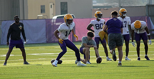 COLLEGE FOOTBALL, LSU spring practice, Photo Gallery