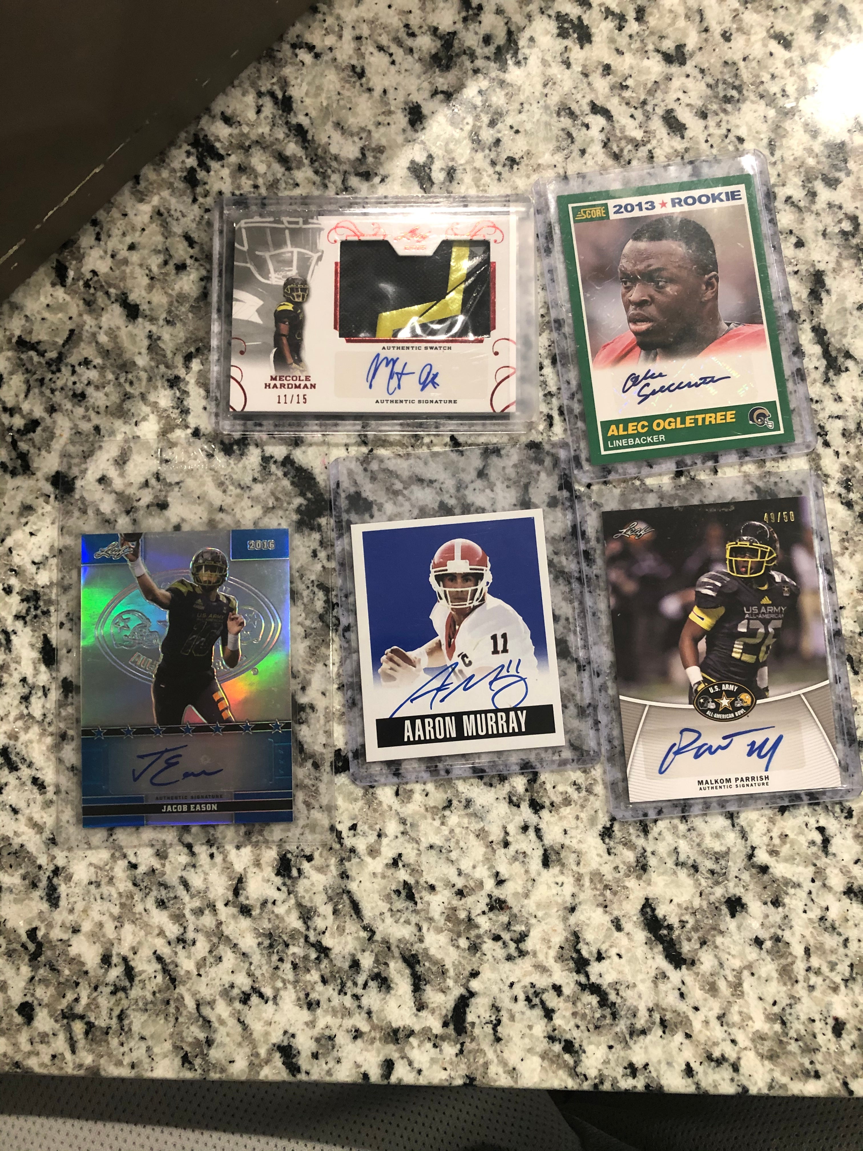 Selling some memorabilia sport cards