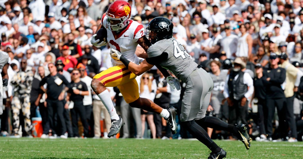 Brenden Rice torches former team in USC victory: Jerry Rice's son was ...