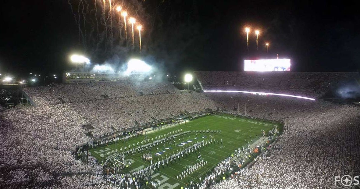 Penn State's FireworksFilled Entrance For The White Out