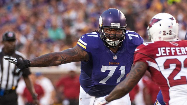 Minnesota Vikings right tackle Phil Loadholt happy to fly under the radar –  Twin Cities