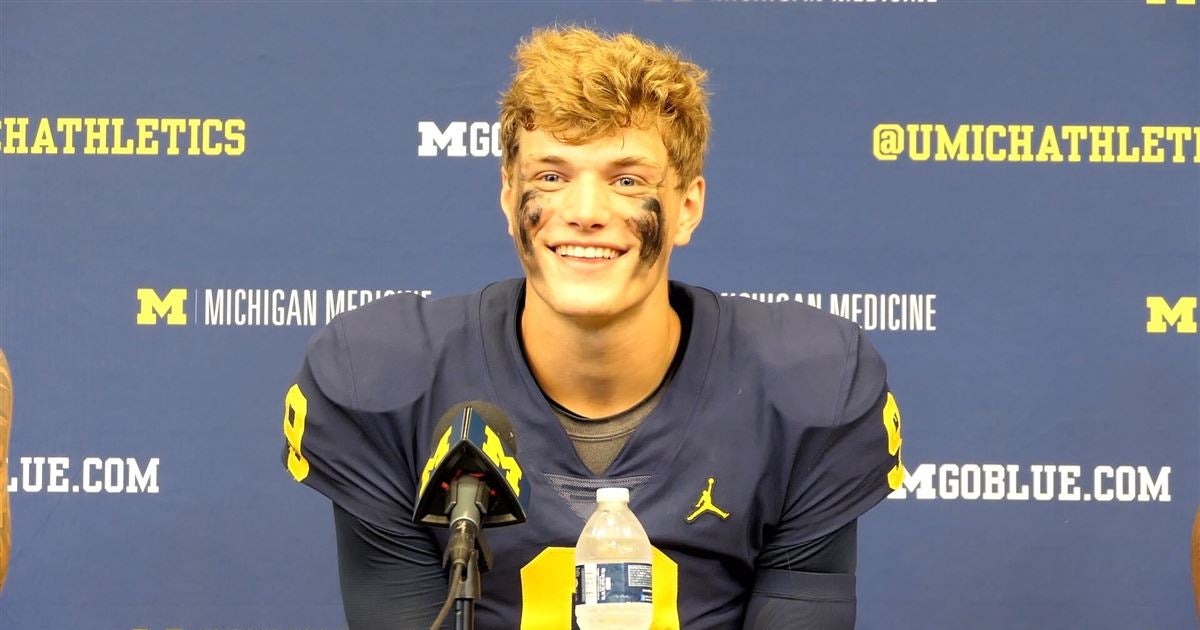 J.J. McCarthy press conference: Michigan’s dominance over Penn State ...