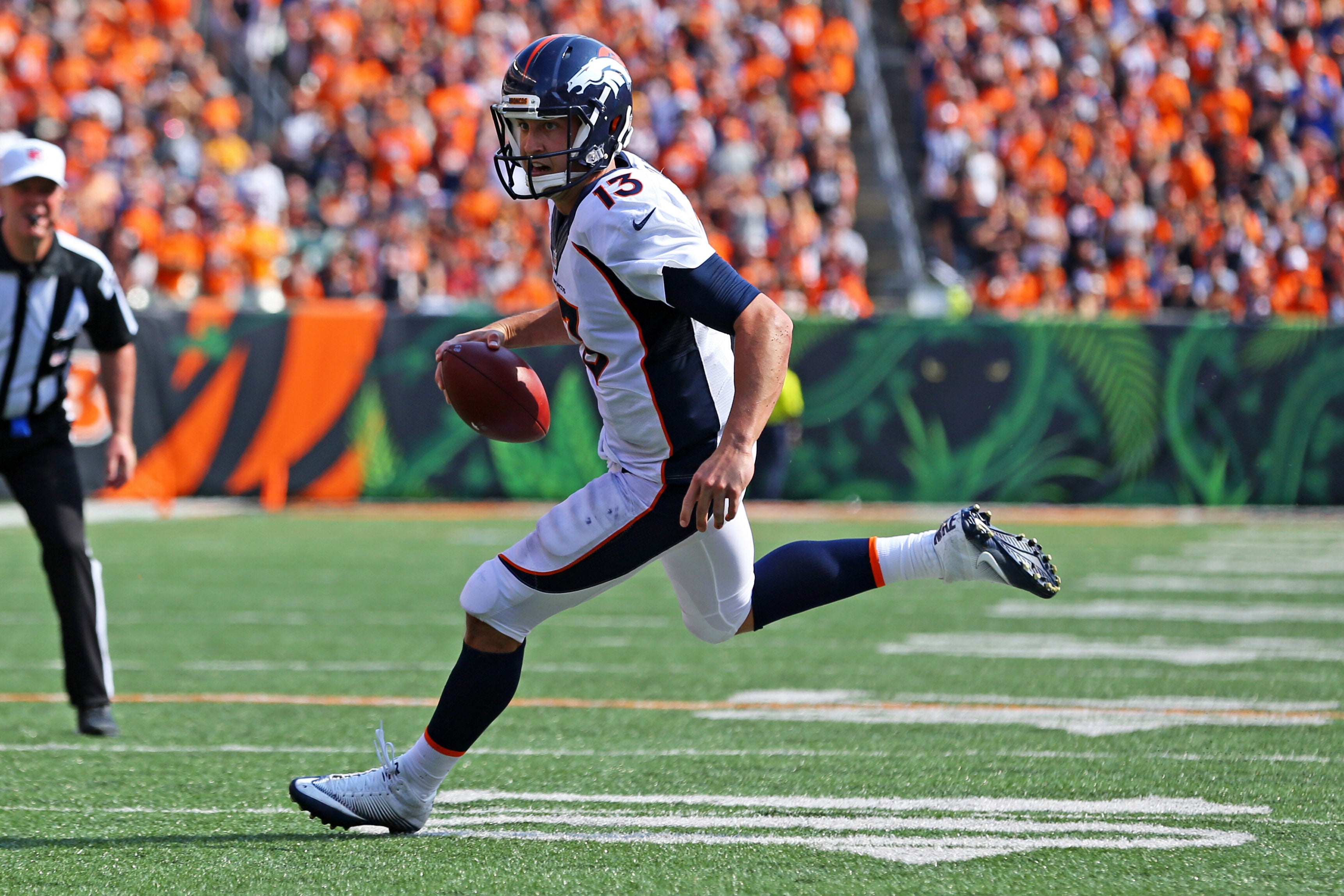 Denver Broncos' Trevor Siemian Handles Cincinnati Bengals