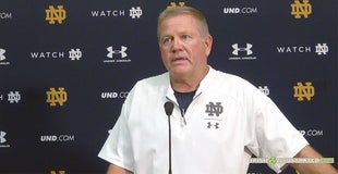 Watch: Brian Kelly sees progress in Brandon Wimbush and Ian Book Watch: Brian Kelly sees progress in Brandon Wimbush and Ian Book