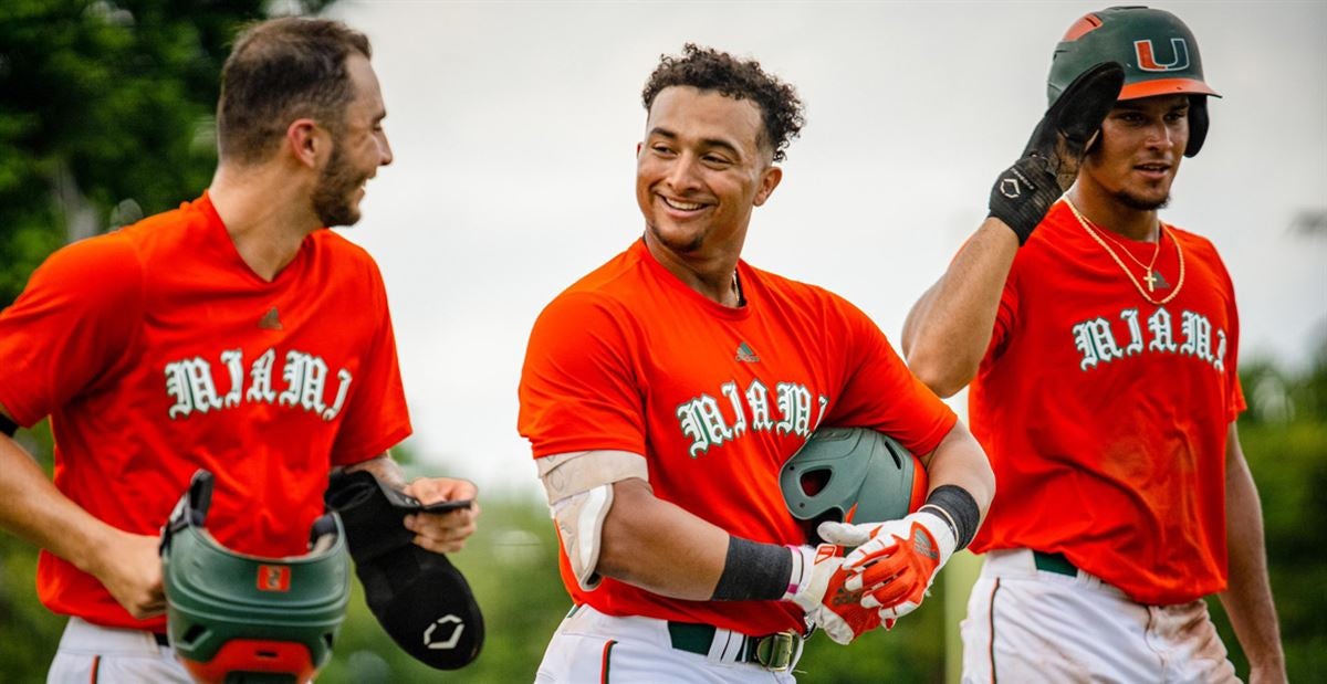 Saw plenty of orange and green - Miami Hurricanes Baseball